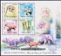 Miniature sheet of india of 2005, Flora & Fauna of North East India.