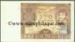 Paper money of Poland of 100 Zlotych of 1934 issued. 