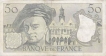 50 Francs Paper Money of France.