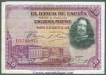 Paper money of Spain of 50 Euro of  1928 issued. 