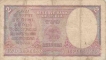 2 Rupees Note of King George VI signed by C.D. Deshmukh.