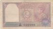 2 Rupees Note of King George VI signed by C.D. Deshmukh of semi fancy S.No.