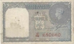 One Rupee Bank Note of King George VI of India.