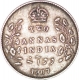 Silver Two Annas of King Edward VII of Calcutta Mint of 1907.