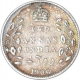 Silver Two Annas of King Edward VII of Calcutta Mint of 1906.