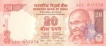 Republic India, 20 Rupee of Govt. of India.