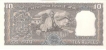 10 Rupees Bank Note of India of L.K. Jha Governor of 1968.