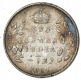 Silver Two Annas Coin of King Edward VII of Calcutta Mint of 1904.