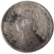 Silver Two Annas Coin of Victoria Empress of Bombay Mint of 1900.