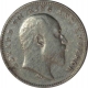 Silver Two Annas of King Edward VII of Calcutta Mint of 1906.