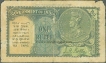 One Rupee Bank Note of King George V of 1935.