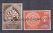 1956,Buddha jayant, Set of 2 stamps, MNH. 