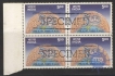 1995. Oct 16th, 500, Year of food & Agriculture Organisation (FAO), No. Wmk, Block of four Over printed "Specimen".