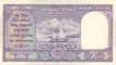 10 Rupees Bank Note of India of B. Rama Rau Governor of 1951 issued