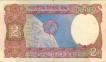 2 Rupees Bank Note of India of R.N. Malhotra Governor of 1985 issued