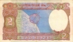 2 Rupees Bank Note of India of  R.N. malhotra Governor of 1985 issued