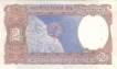 2 Rupees Bank Note of India of C. Rangarajan Governor 