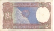 2 Rupees Bank Note of India of R.N. Malhotra Governor 