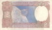 2 Rupees Bank Note of India of R.N. Malhotra Governor