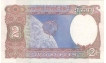 2 Rupees Bank Note of India of  Manmohan Singh.