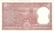 2 Rupees Bank Note of India of R.N. Malhotra Governor of 1985 issued .