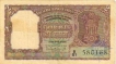 2 Rupee Bank Note of India of P.C. Bhattacharya Governor of 1965.