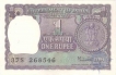 1 Rupee Bank Note of India of Manmohan Singh Governor of 1980 issued.