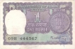 1 Rupee Bank Note of India of Manmohan Singh of 1978 issued.