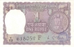 1 Rupee Bank Note of India of M.G. Kaul Governor of 1974 issued