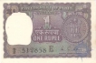 1 Rupee Bank Note of India of M.G. Kaul Governor of 1973 issued