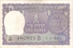 1 Rupee Bank Note of India of I.G. Patel of 1969 issued.