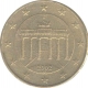 Cupro Nickle of Ten Euro Cent of Germany of the Year of 2002.