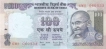 100 Rupees Bank Note of India of Y.V. Reddy Governor