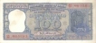 100 Rupees Bank Note of India of P.C. Bhattacharya Governor of 1967 issued.