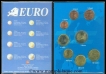 Uncirculated Copper Eight Euro Coins Set of Austria.