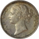 Silver One Rupee Coin of Victoria Queen of Madras Mint of 1840.