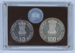 1982 Silver Proof Set National Integration Bombay Mint.