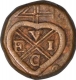 Copper Half Pice Coin of Bombay Presidency.