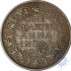 Copper One Quarter Anna of King George VI of Calcutta Mint of 1938.