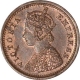 Copper 1/12 Anna of Victoria Empress of Calcutta Mint of 1877.