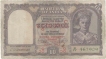 10 Rupees of King George VI, Burma Currency Board of India.