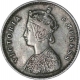 Silver Two Annas of Victoria Empress of Calcutta Mint of 1885.