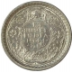 Silver Quarter Rupee of King George VI of Bombay Mint of 1944.