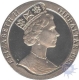 Cupro Nickle One Crown coin of Elizabeth II of Gibraltar of 1993.