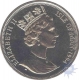 Cupro Nickle One Crown coin of Elizabeth II of Isle of Man of 1994.