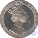 Cupro Nickle One Crown coin of Elizabeth II of Gibraltar of 1993.