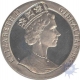 Cupro Nickle One Crown coin of Elizabeth II of Gibraltar of 1993.