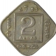 Cupro Nickel Two Annas of King George V  of Bombay Mint of 1935.