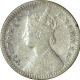 Silver Two Annas of Victoria Empress of Calcutta Mint of 1892.