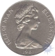 Cupro Nickle One Crown Coin of Elizabeth II of Isle of Man of 1981.